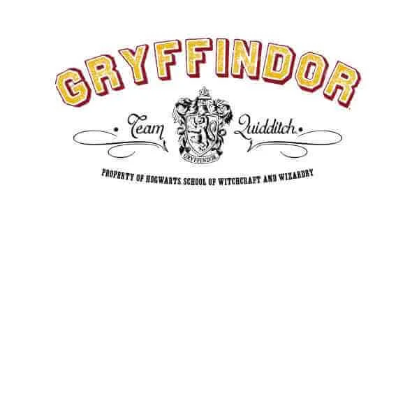 Harry Potter Gryffindor Team Quidditch Herren T-Shirt - Weiß