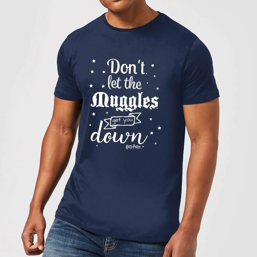 Harry Potter Don't Let The Muggles Get You Down Herren T-Shirt - Navy Blau - S Bild 1