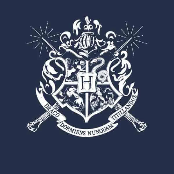 Harry Potter Hogwarts House Crest Herren T-Shirt - Navy Blau