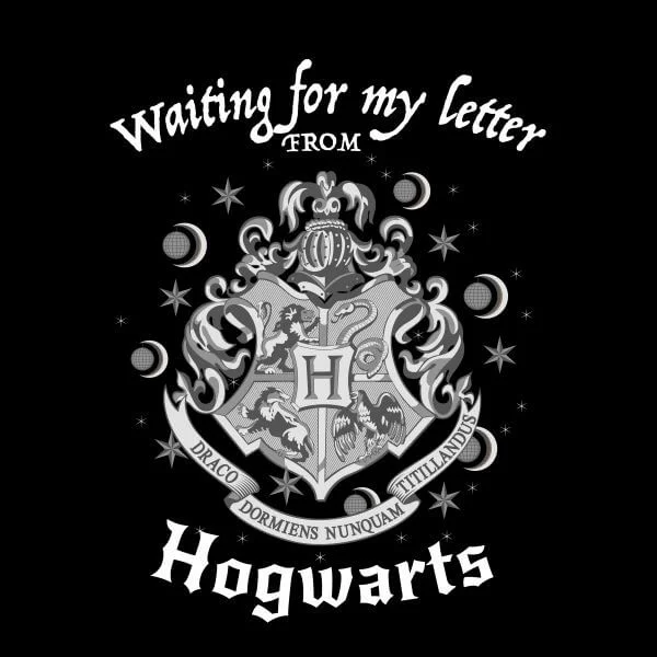 Harry Potter Waiting For My Letter From Hogwarts Damen T-Shirt - Schwarz