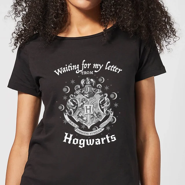 Harry Potter Waiting For My Letter From Hogwarts Damen T-Shirt - Schwarz