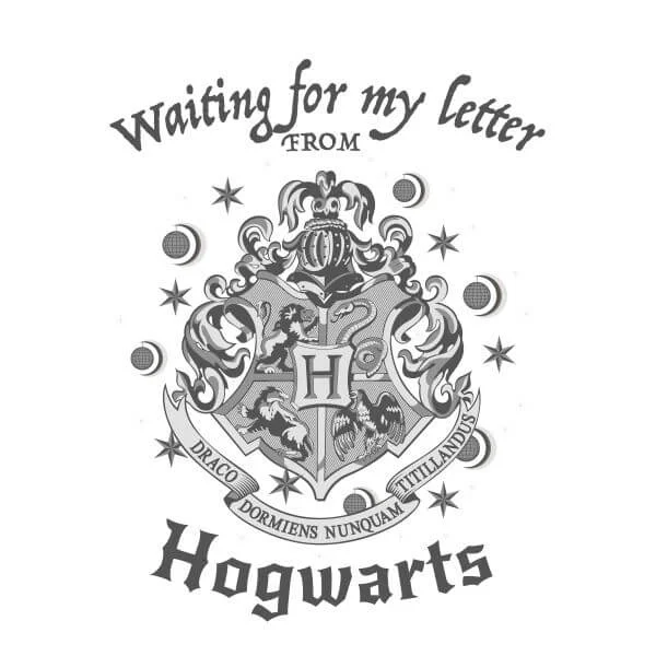 Harry Potter Waiting For My Letter From Hogwarts Damen T-Shirt - Weiß