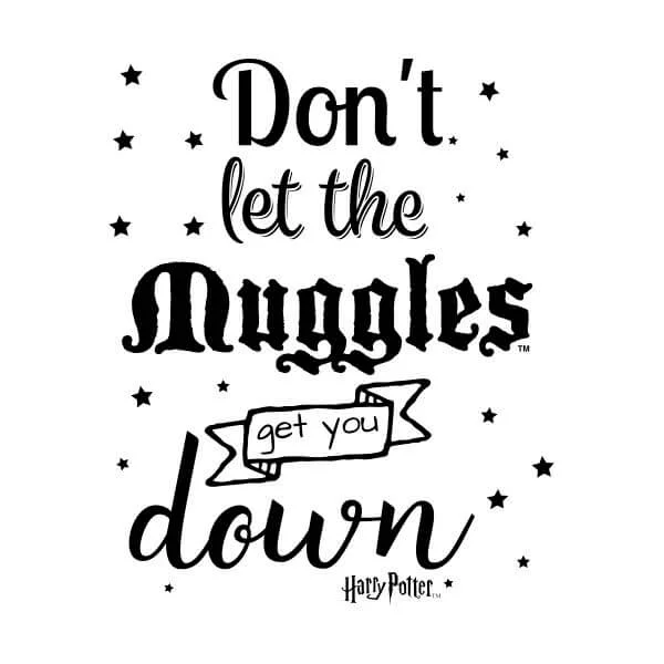 Harry Potter Don't Let The Muggles Get You Down Damen T-Shirt - Weiß