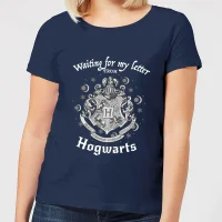 Harry Potter Waiting For My Letter From Hogwarts Damen T-Shirt - Navy Blau
