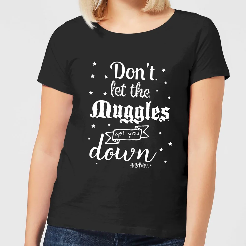 Harry Potter Don't Let The Muggles Get You Down Damen T-Shirt - Schwarz - S Bild 1