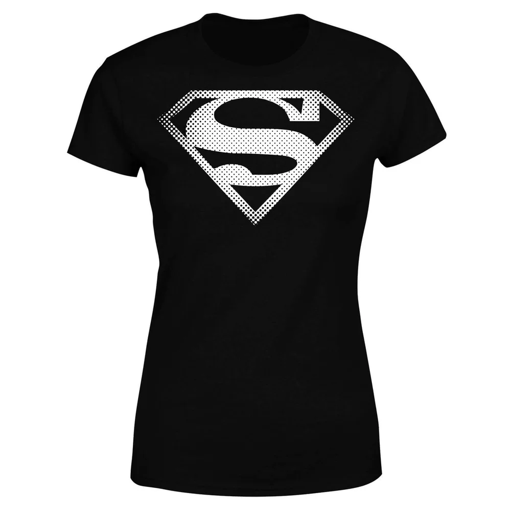 DC Originals Superman Spot Logo Damen T-Shirt - Schwarz - S Bild 1