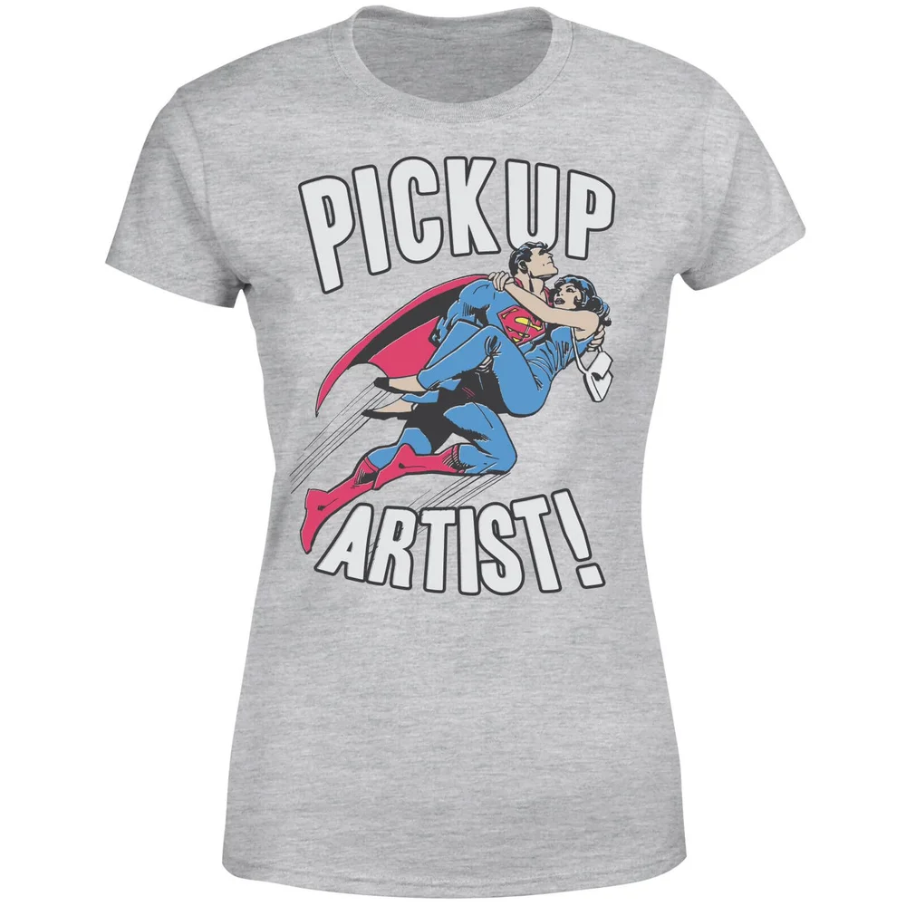 DC Originals Superman Pickup Artist Damen T-Shirt - Grau - S Bild 1