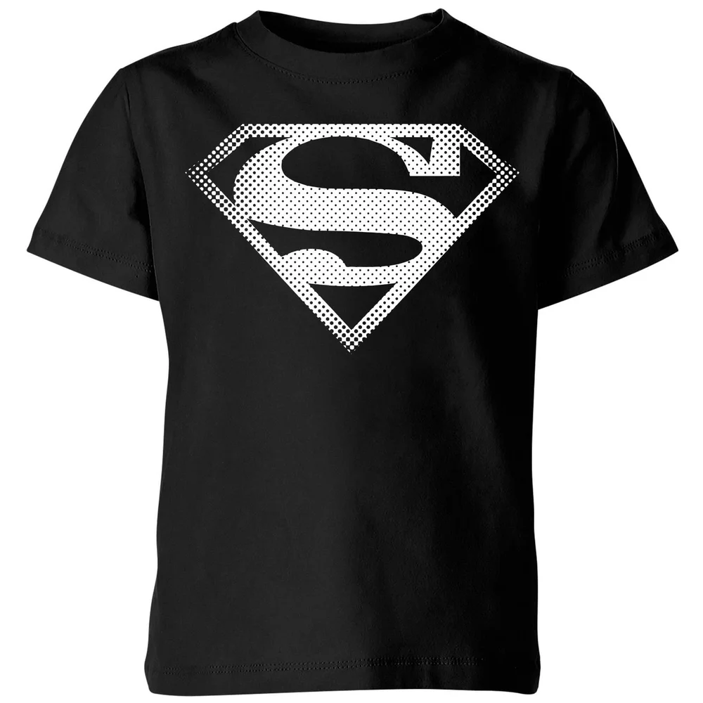DC Originals Superman Spot Logo Kinder T-Shirt - Schwarz - 3-4 Jahre Bild 1