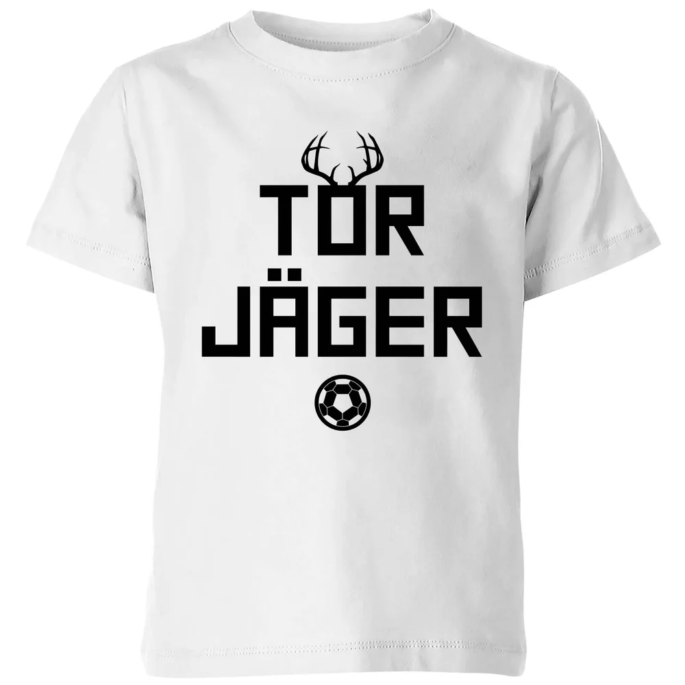 Fussball Weltmeisterschaft Torjäger Kinder T-Shirt - Weiß - 3-4 Jahre - Weiß Bild 1