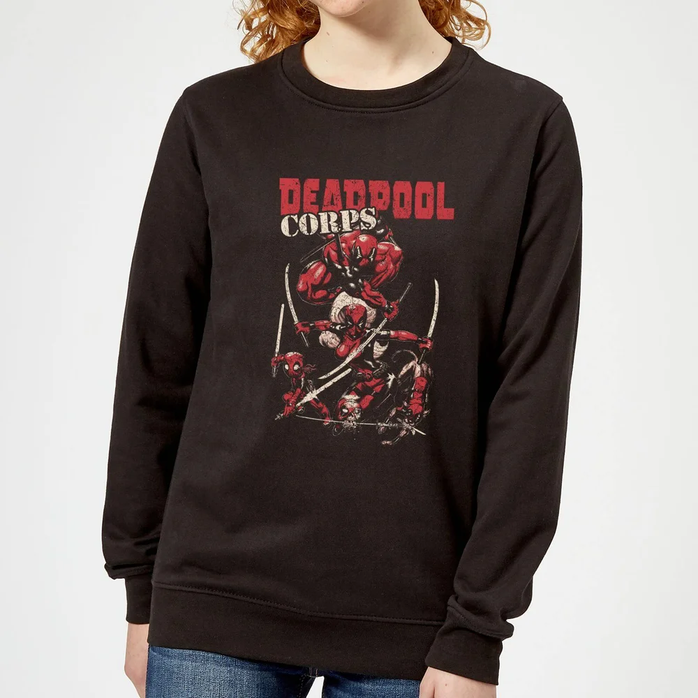 Marvel Deadpool Family Corps Damen Pullover - Schwarz - S Bild 1