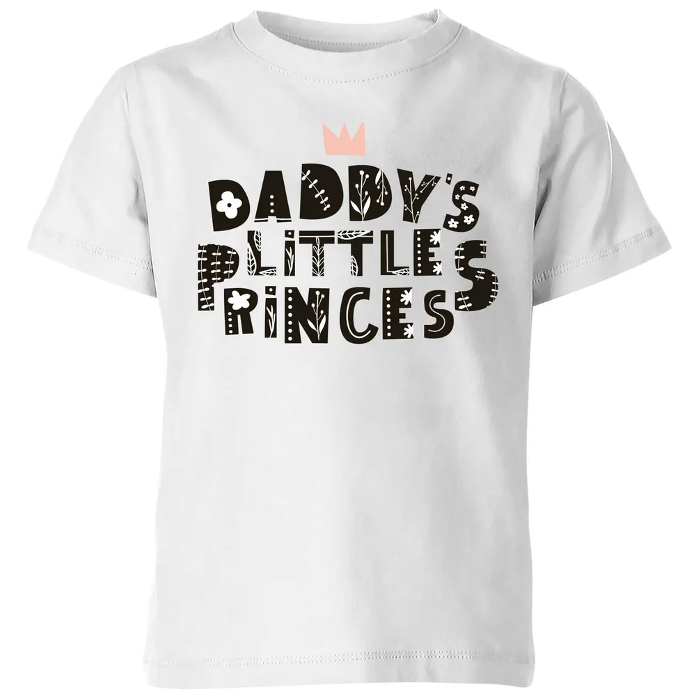 My Little Rascal Daddy's Little Princess Kids' T-Shirt - White - 3-4 Jahre - Weiß Bild 1
