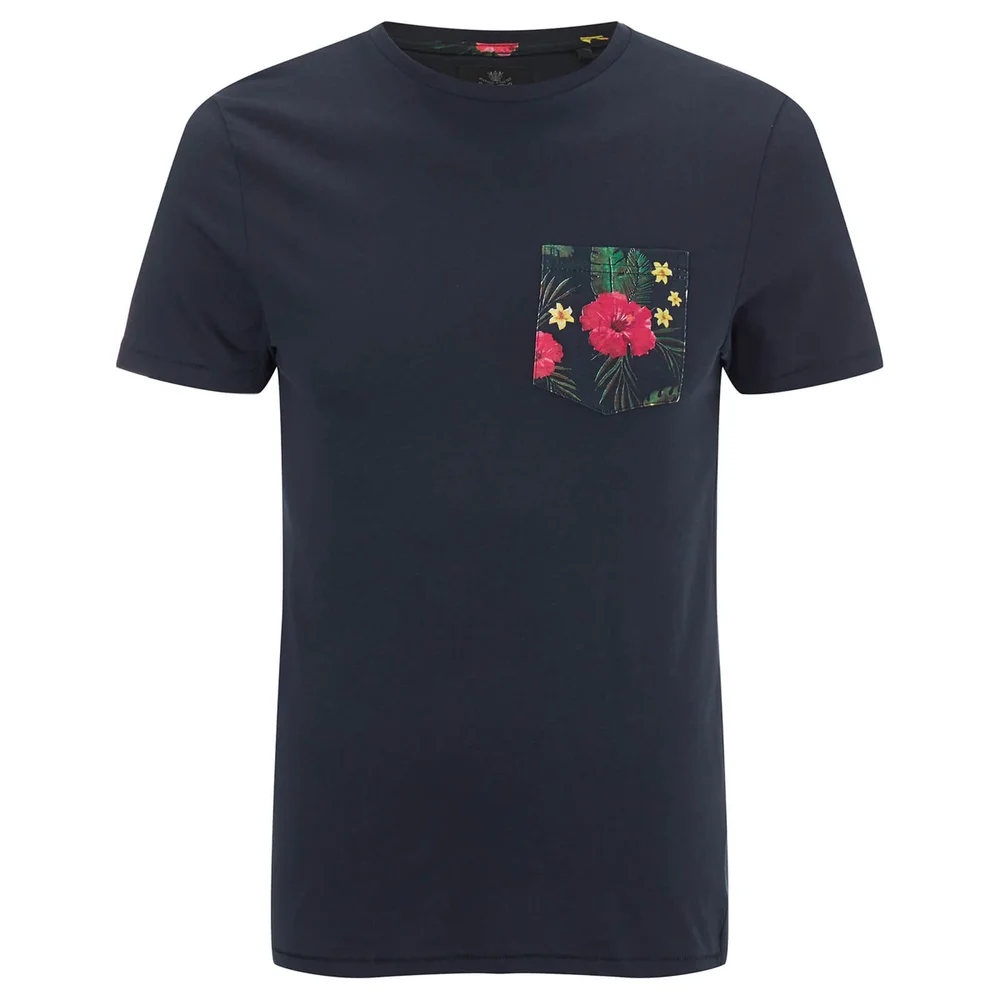 Threadbare Men's Townsend Pocket T-Shirt - Navy - S - Marineblau Bild 1