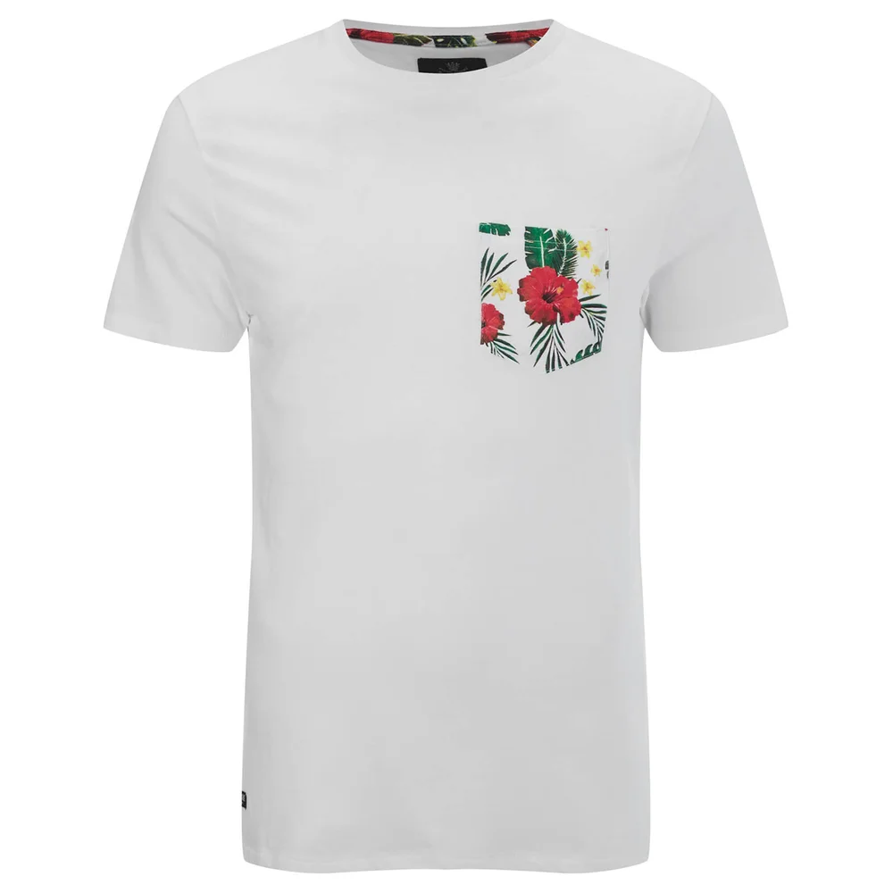 Threadbare Men's Townsend Pocket T-Shirt - White - S - Weiß Bild 1