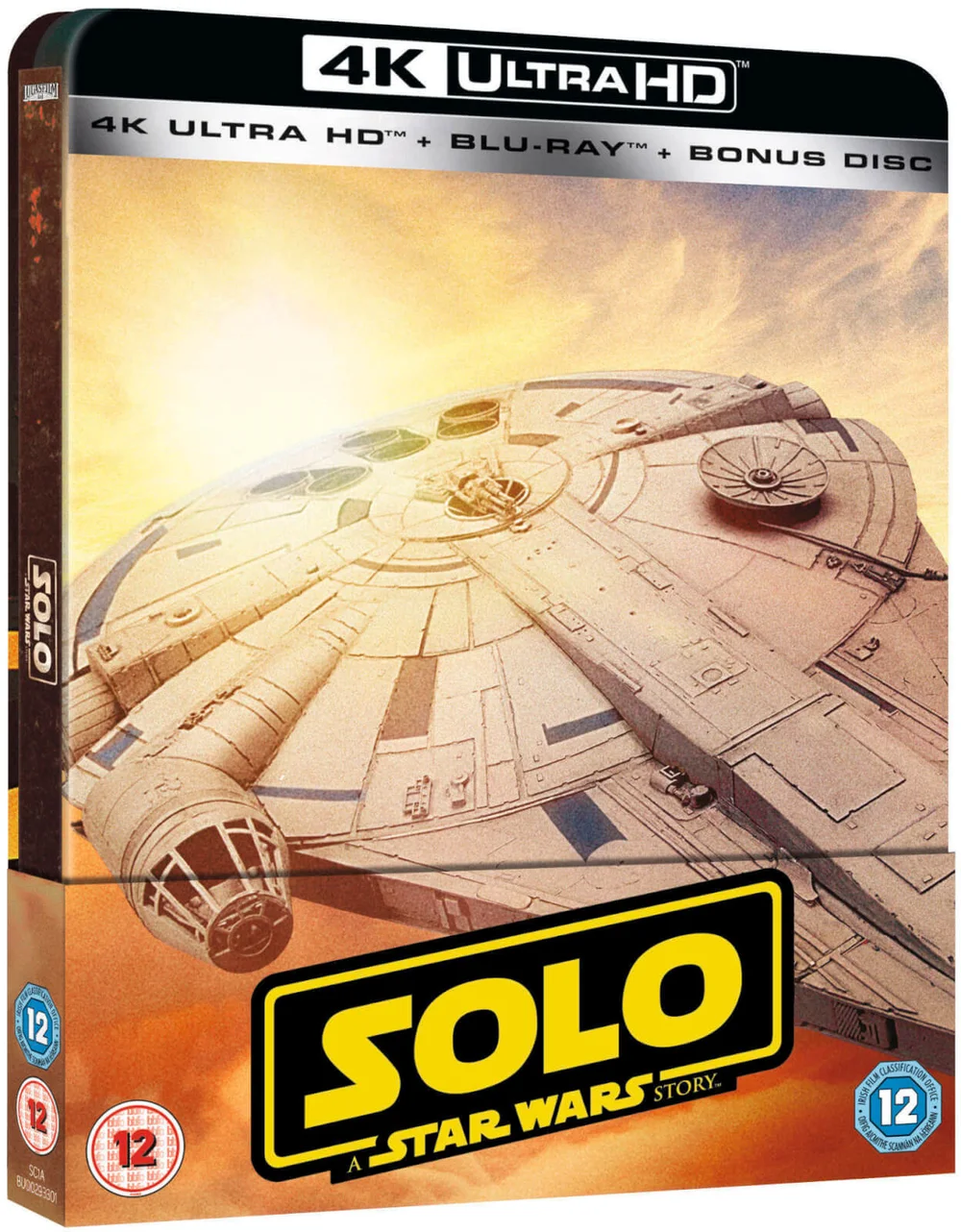 Solo: A Star Wars Story 4K Ultra HD (Inkl. 2D Version) - Zavvi Exklusives Limited Edition Steelbook Bild 1