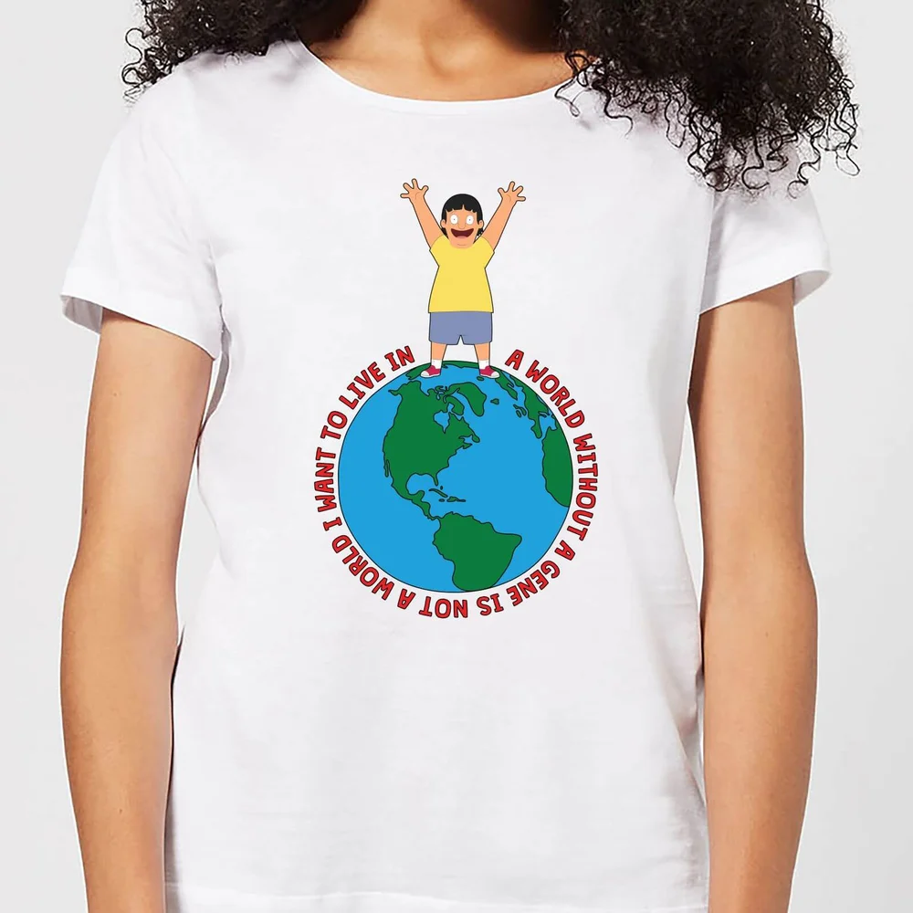 Bobs Burgers A World Without A Gene Damen T-Shirt - Weiß - XS - Weiß Bild 1