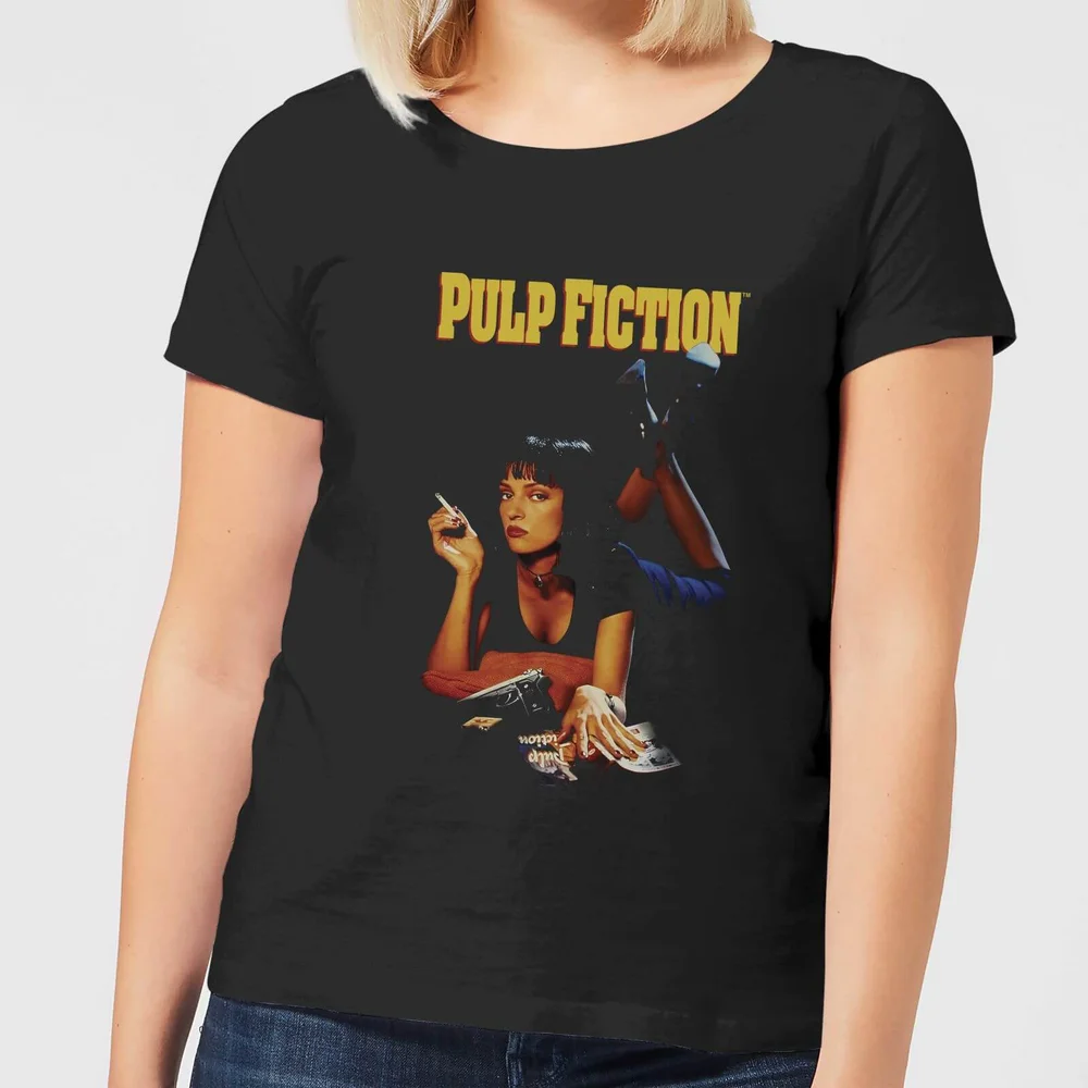 Pulp Fiction Poster Damen T-Shirt - Schwarz - S Bild 1