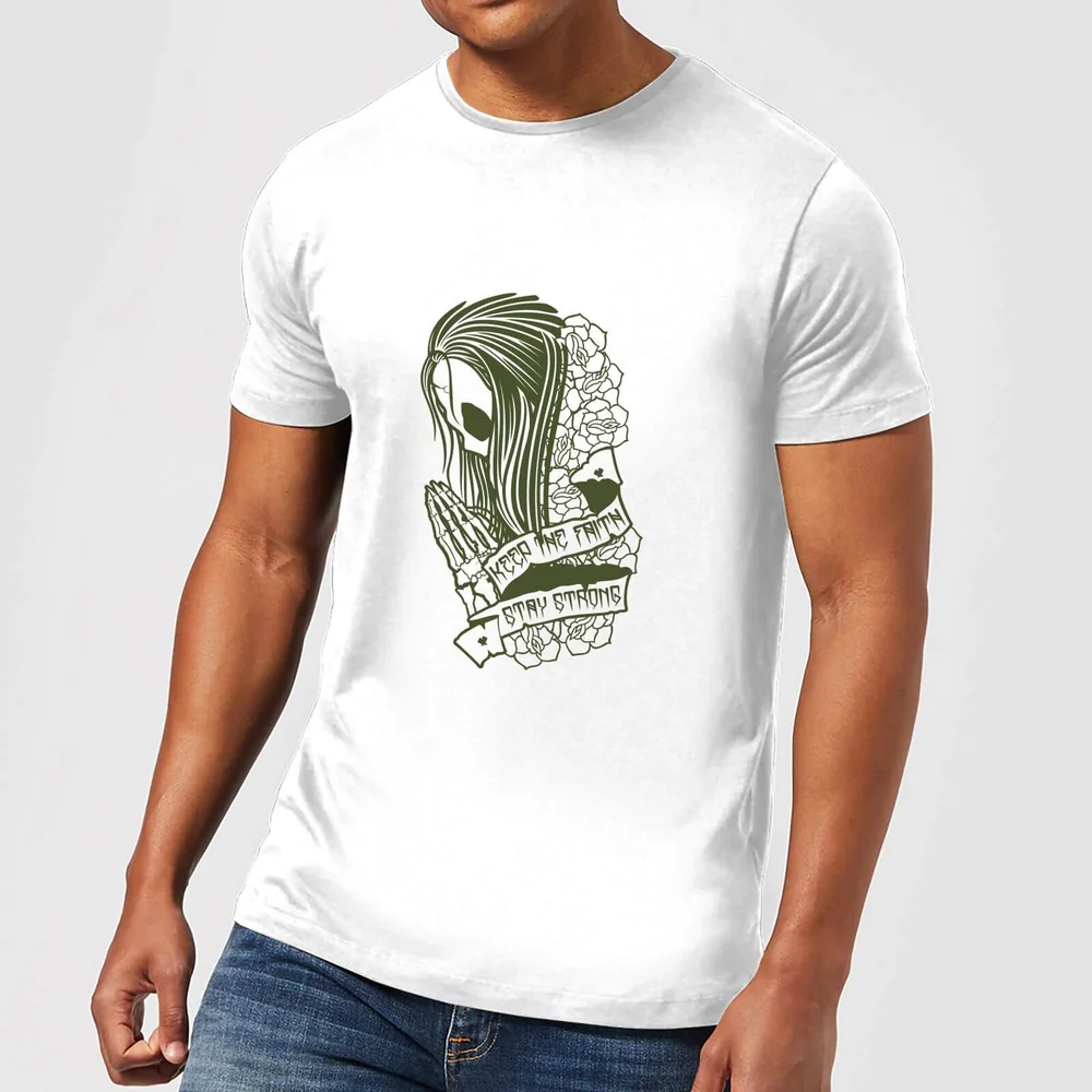Stay Strong Keep The Faith Men's T-Shirt - White - 5XL Bild 1