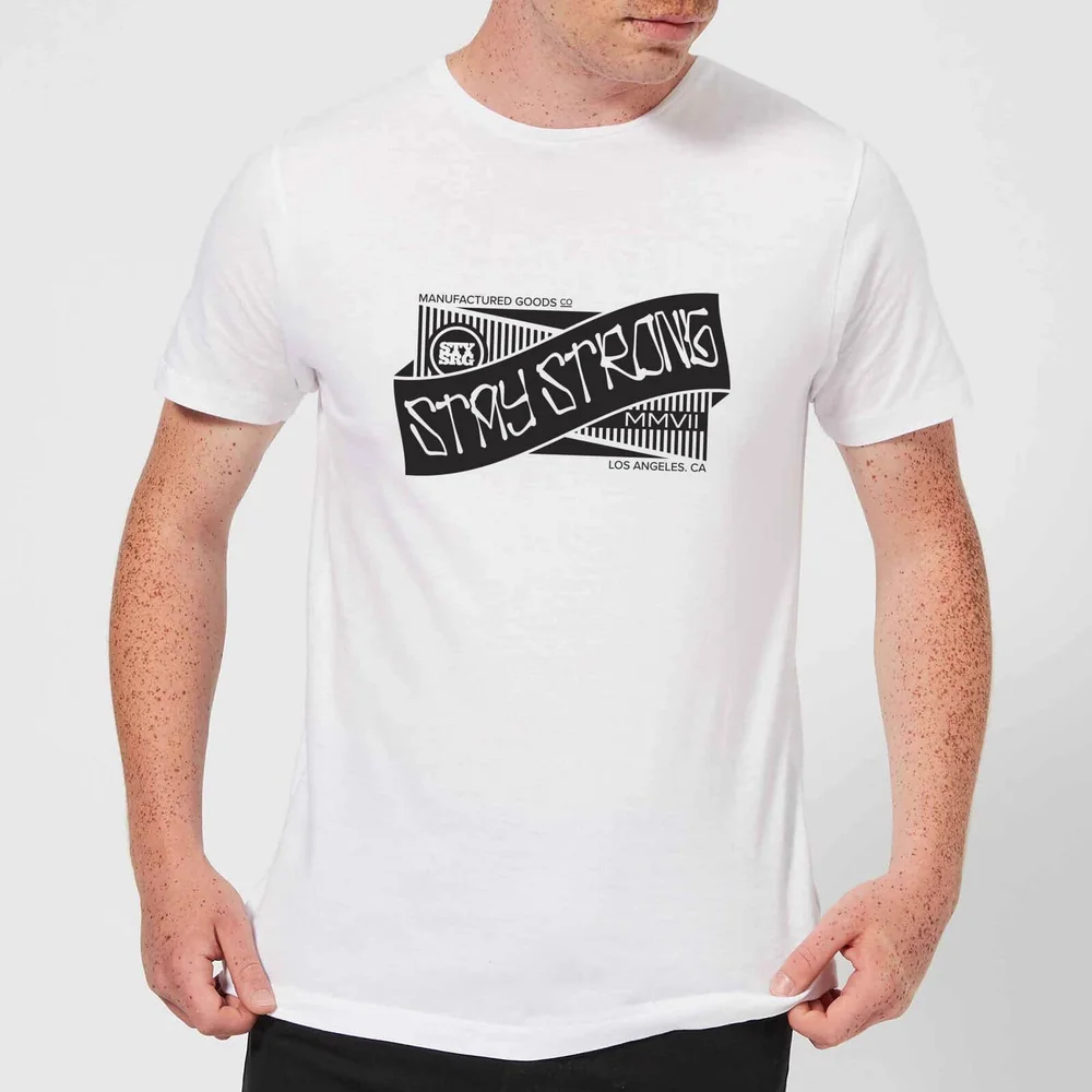 Stay Strong Ribbon Men's T-Shirt - White - 5XL Bild 1