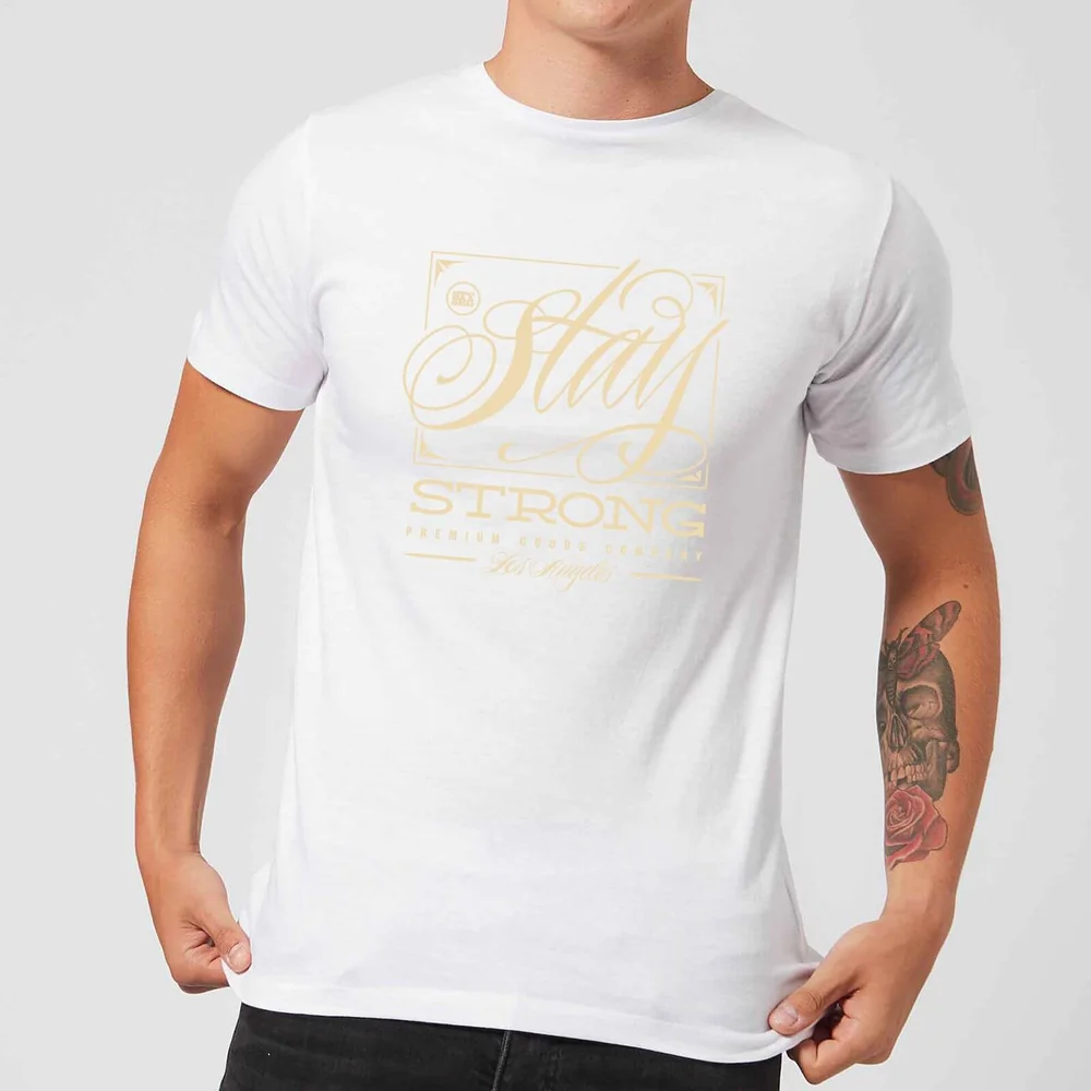 Stay Strong Deming Men's T-Shirt - White - 5XL Bild 1