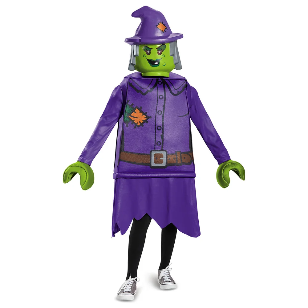 LEGO Iconic Kids Witch Classic Halloween Fancy Dress - White - S/4-6 Years - Weiß Bild 1