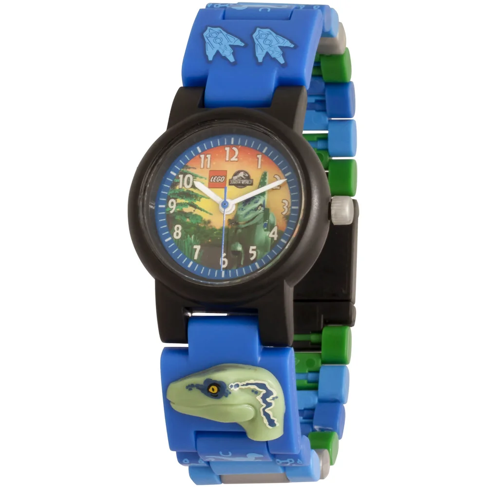 LEGO Jurassic World Blue Minifigur Link Armbanduhr Bild 1