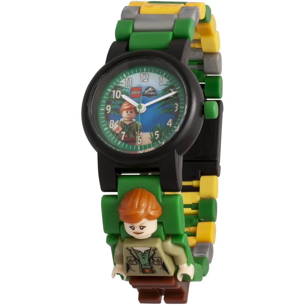 LEGO Jurassic World Claire Minifigur Link Armbanduhr Bild 1