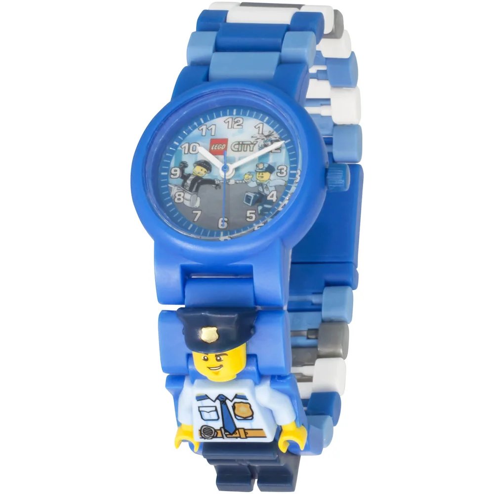 LEGO City Policeman Minifigure Link Watch Bild 1