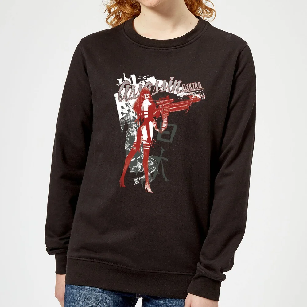 Marvel Knights Elektra Assassin Women's Sweatshirt - Black - S Bild 1