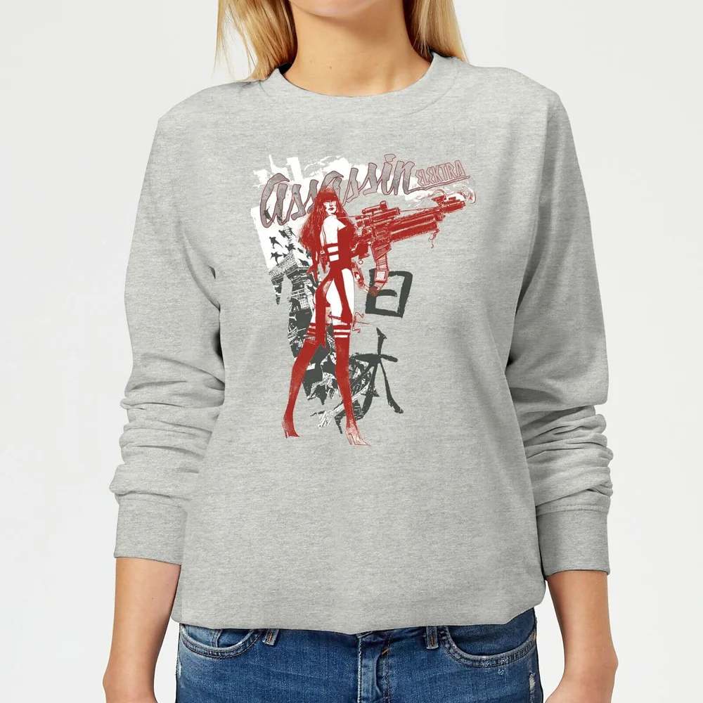 Marvel Knights Elektra Assassin Women's Sweatshirt - Grey - 3XL - Grau Bild 1