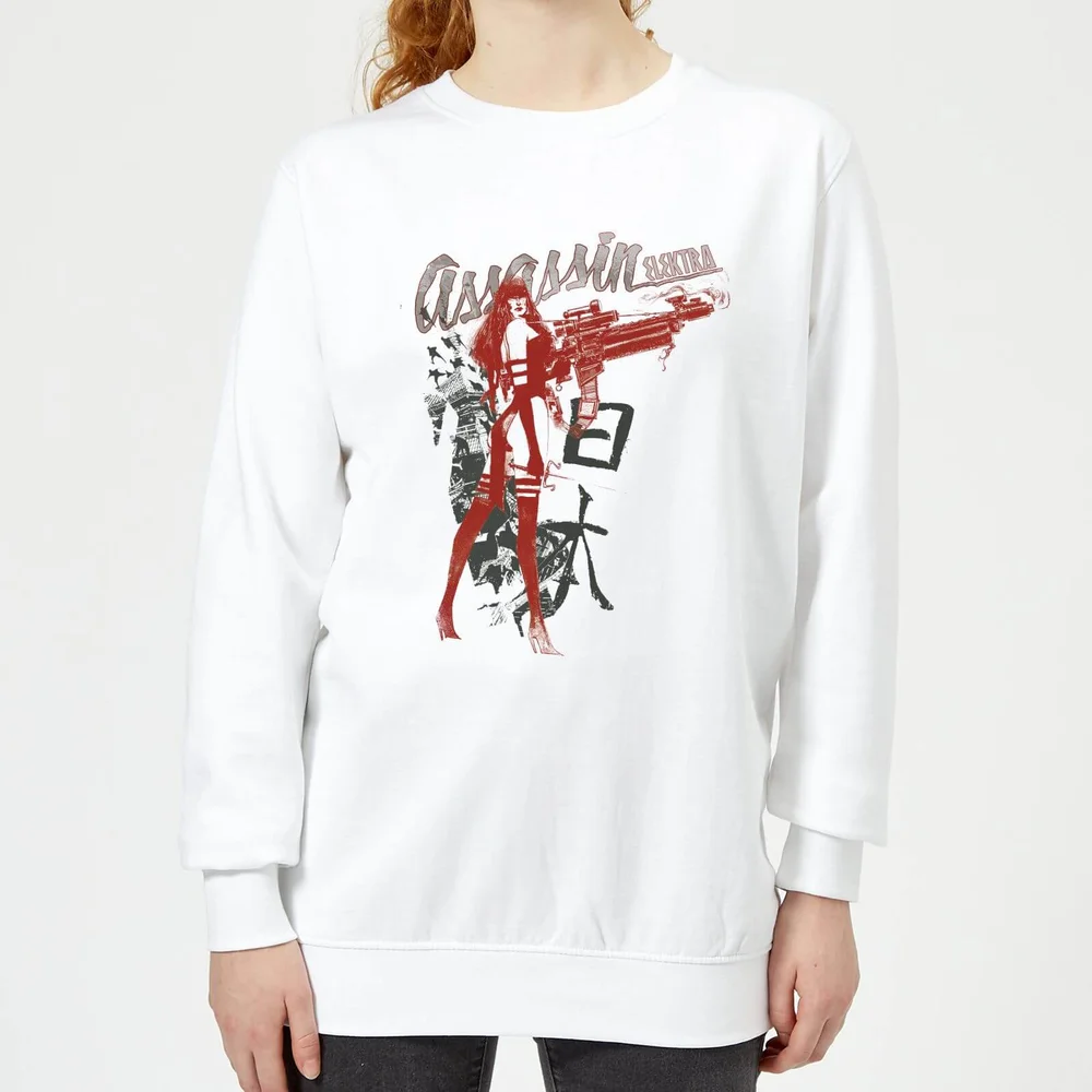Marvel Knights Elektra Assassin Women's Sweatshirt - White - S Bild 1