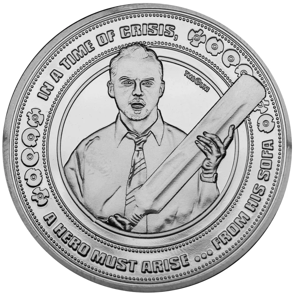 Shaun of the Dead Sammlermünze in limitierter Auflage: Silbervariante Bild 1