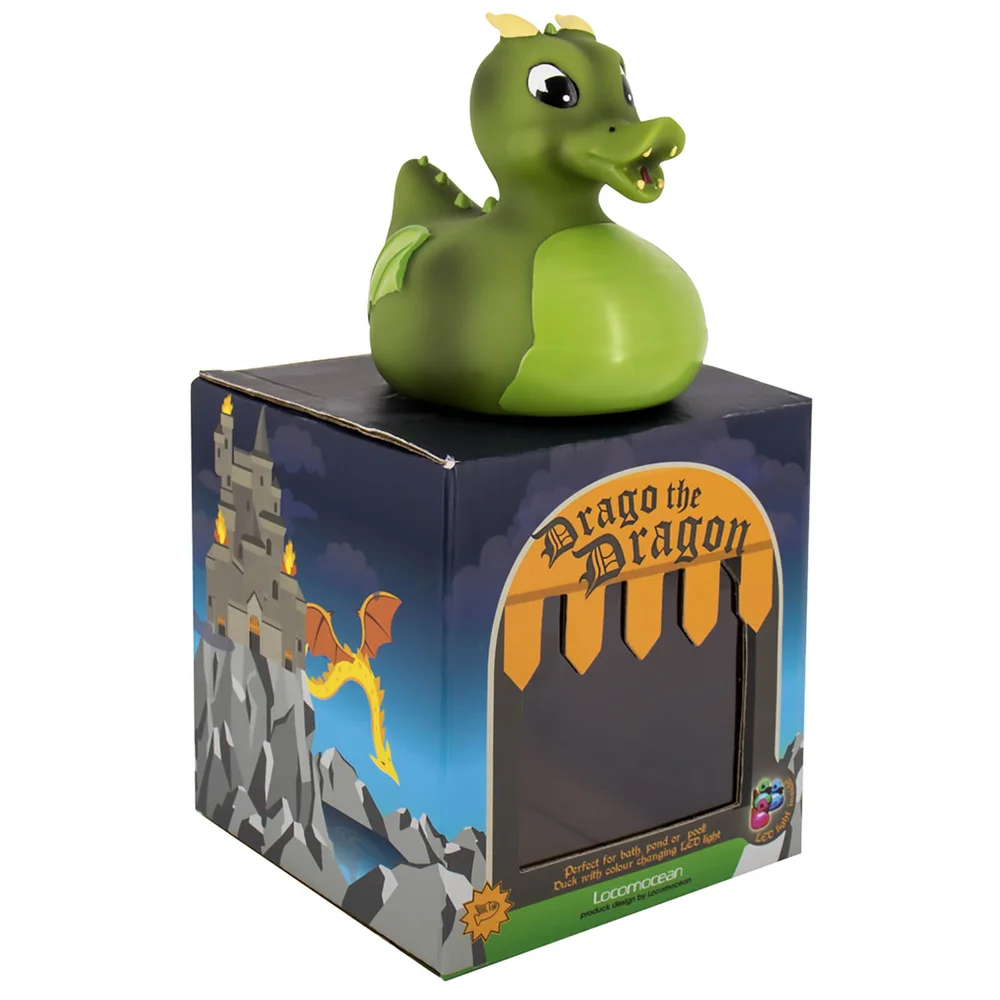 Drago der Drache Leucht-Bade-Ente Bild 1