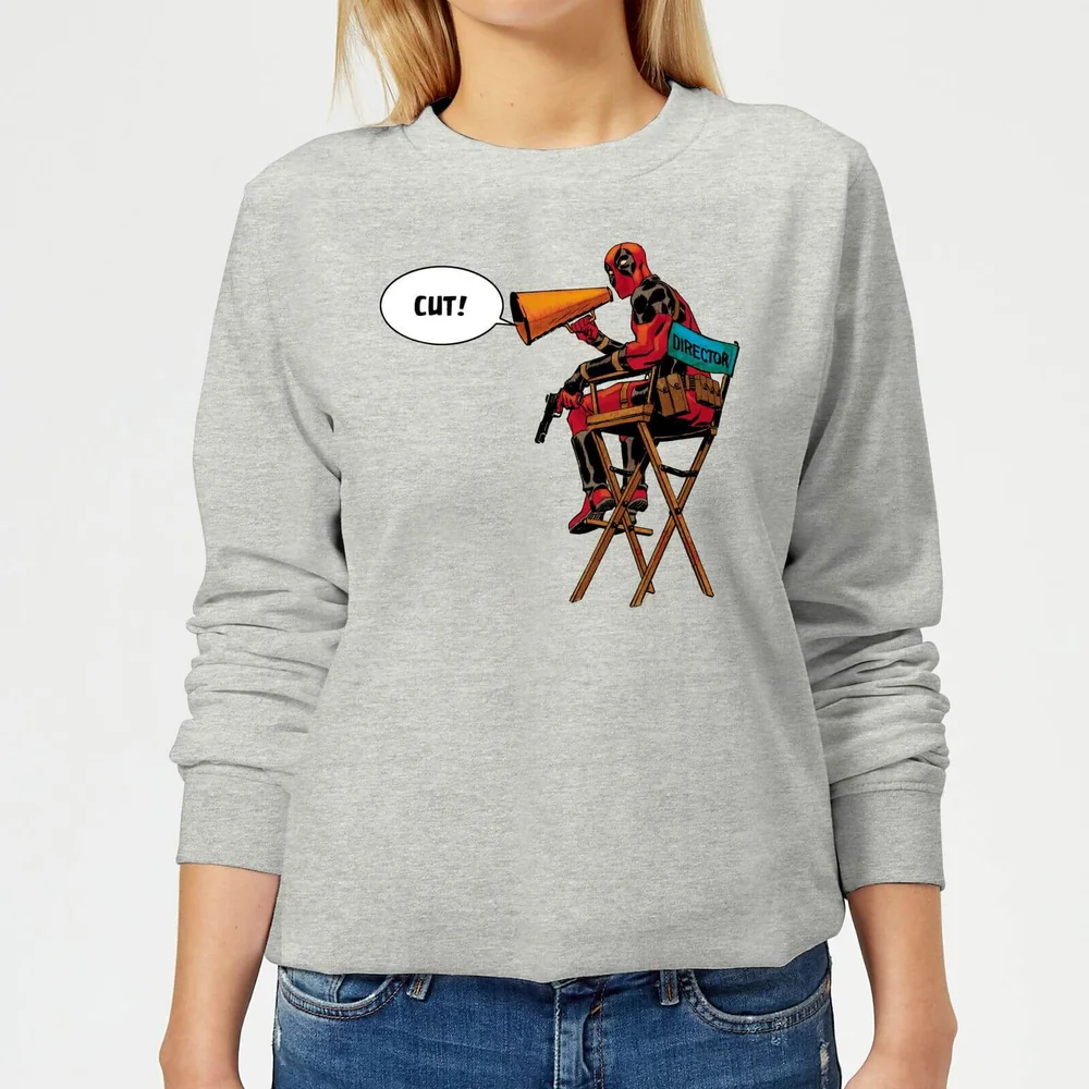 Marvel Deadpool Director Cut Damen Pullover - Grau - 3XL - Grau Bild 1