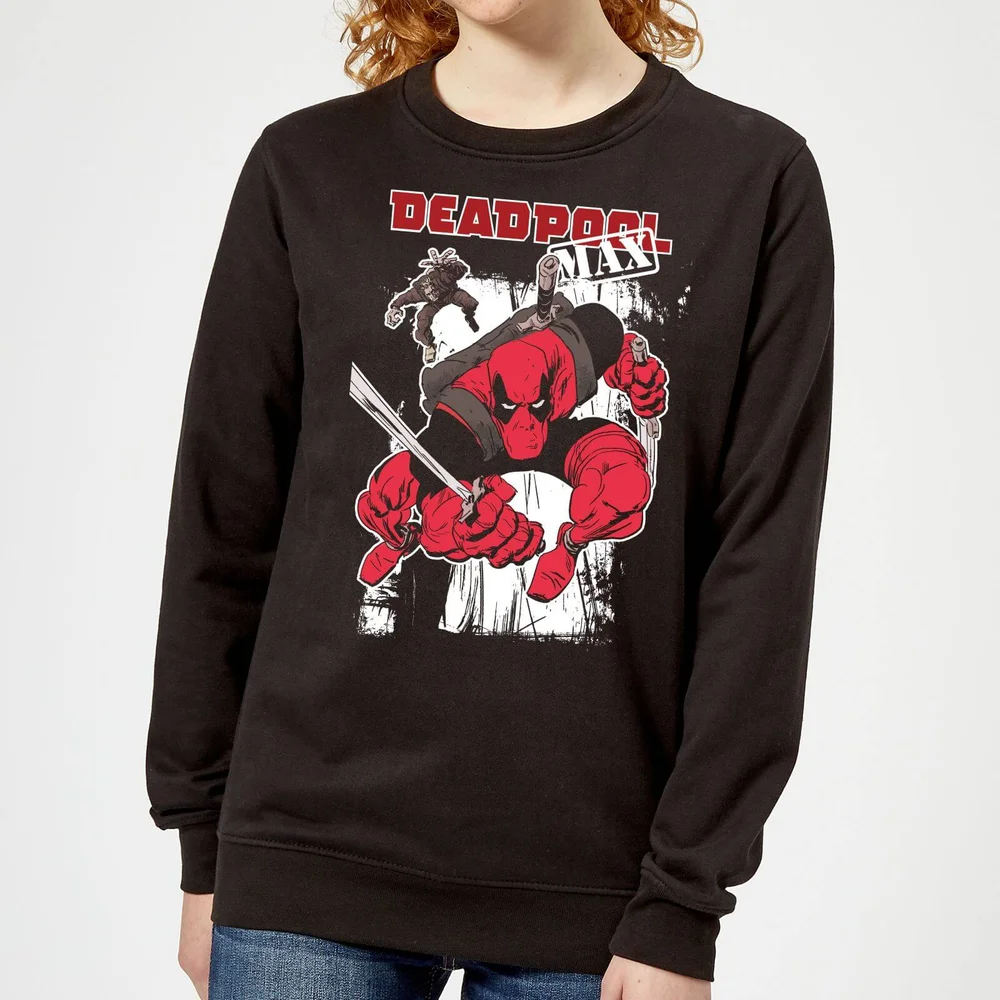 Marvel Deadpool Max Damen Pullover - Schwarz - S Bild 1