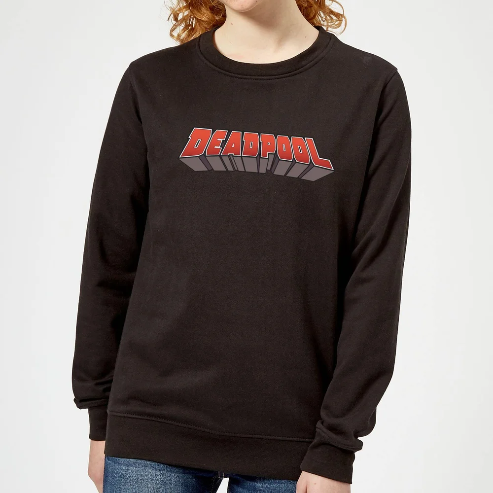 Marvel Deadpool Logo Damen Pullover - Schwarz - S Bild 1