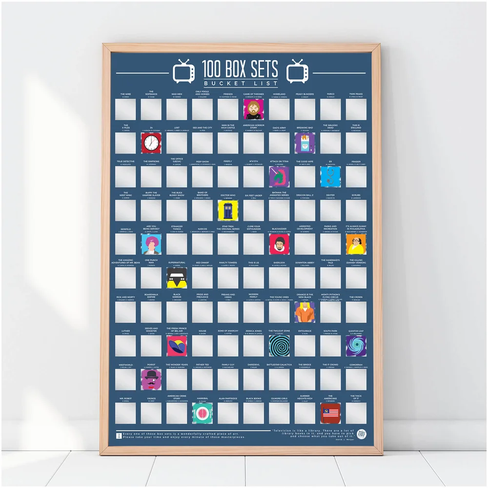 100 Box Sets Bucket List Poster Bild 1