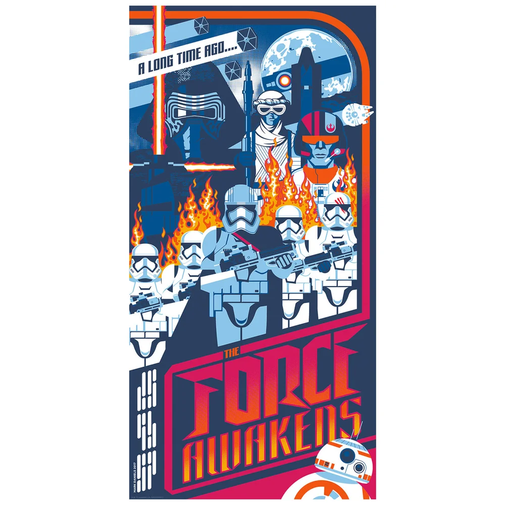 Star Wars: The Force Awakens Exklusiver Siebdruck von Mark Daniels Bild 1