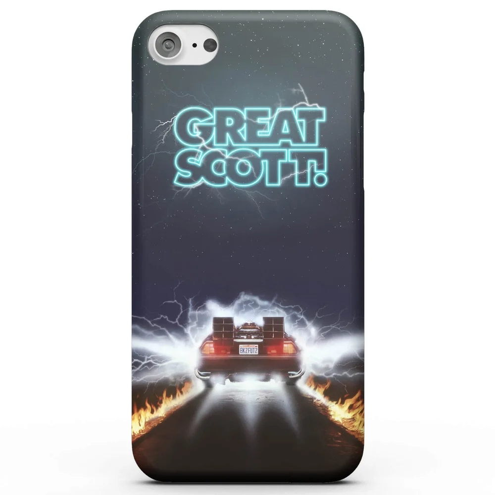 Back To The Future Great Scott Smartphone Hülle - iPhone 5/5s - Snap Hülle Matt Bild 1