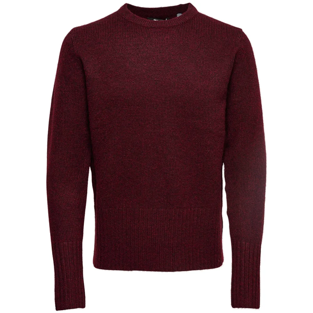 Only & Sons Men's Patrick Premium Jumper - Cabernet - S - Rot Bild 1