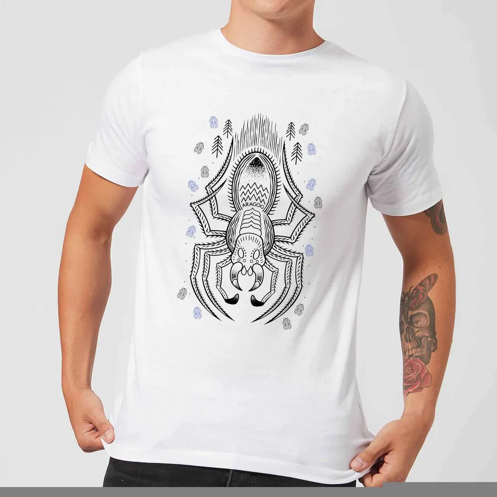 Harry Potter Aragog Line Art Herren T-Shirt - Weiß - S - Weiß Bild 1