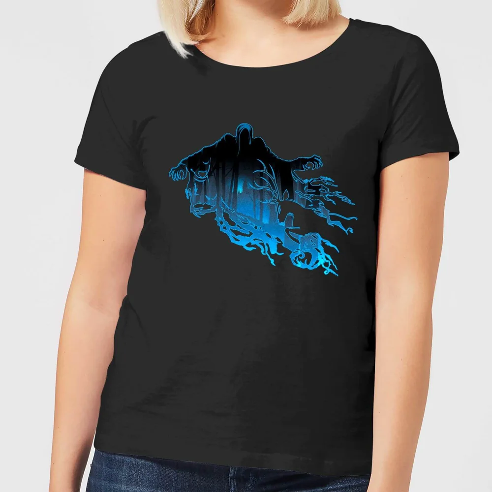 Harry Potter Dementor Silhouette Damen T-Shirt - Schwarz - S - Schwarz Bild 1