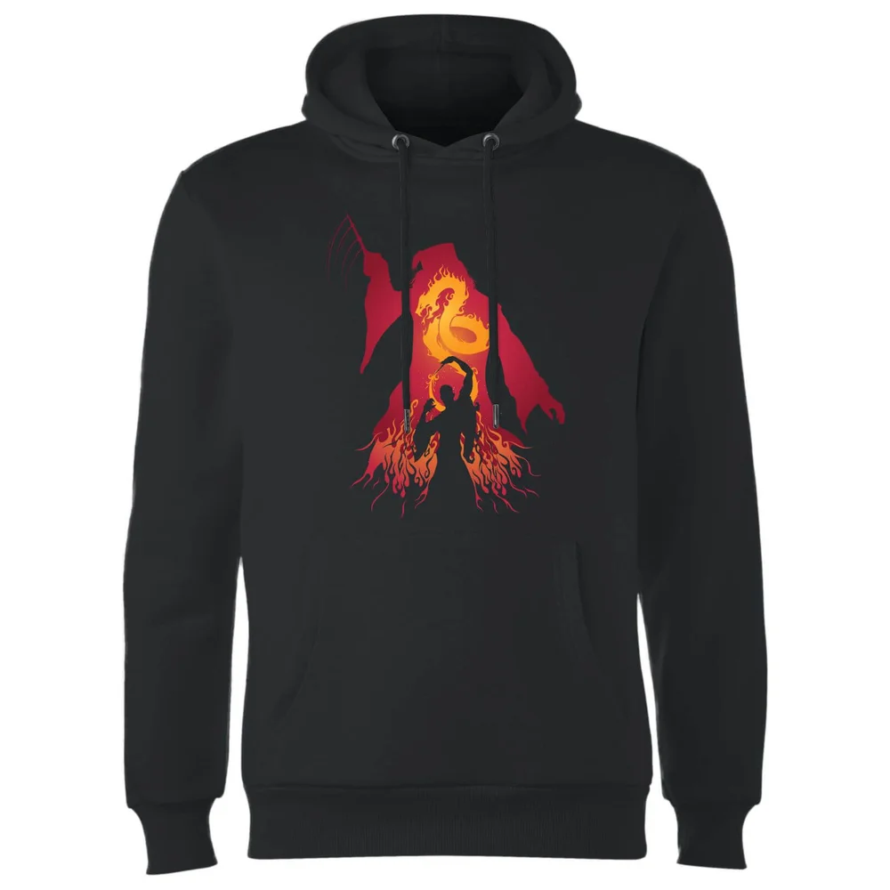 Harry Potter Dumbledore Silhouette Hoodie - Schwarz - S - Schwarz Bild 1