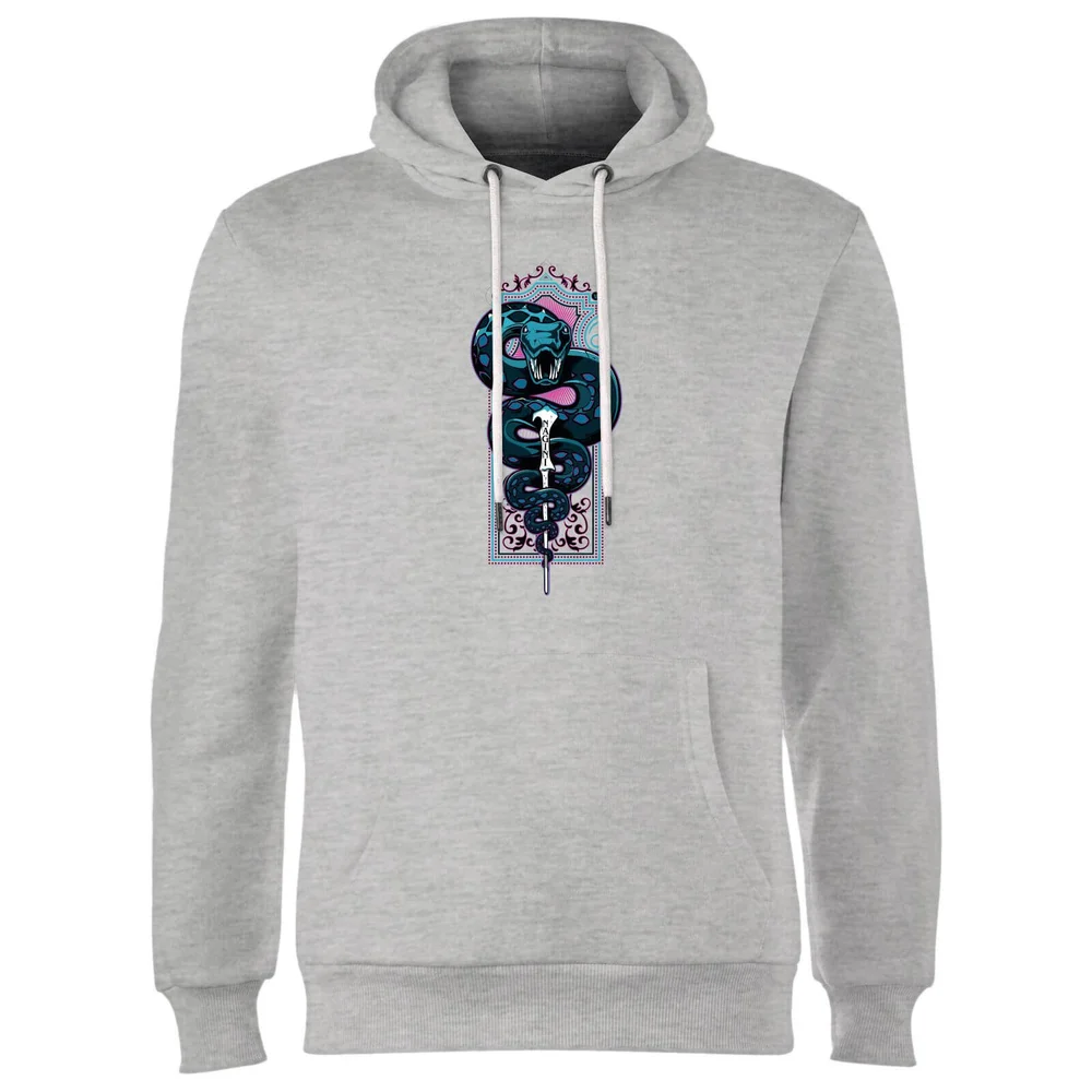 Harry Potter Neon Nagini Hoodie - Grau - S - Grau Bild 1