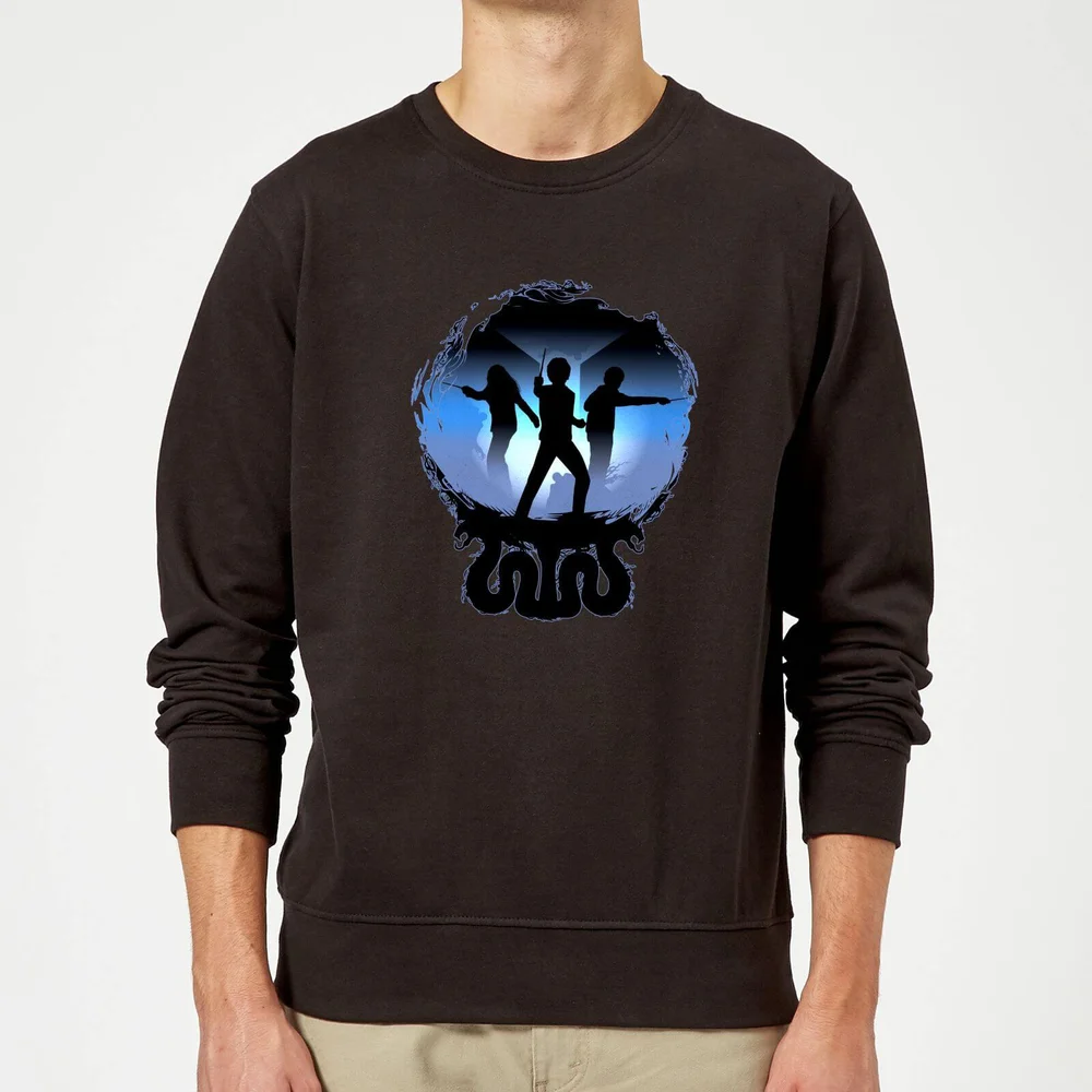 Harry Potter Silhouette Attack Pullover - Schwarz - S Bild 1