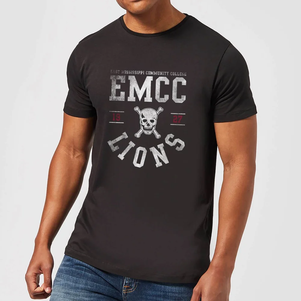 East Mississippi Community College Lions Men's T-Shirt - Black - S Bild 1