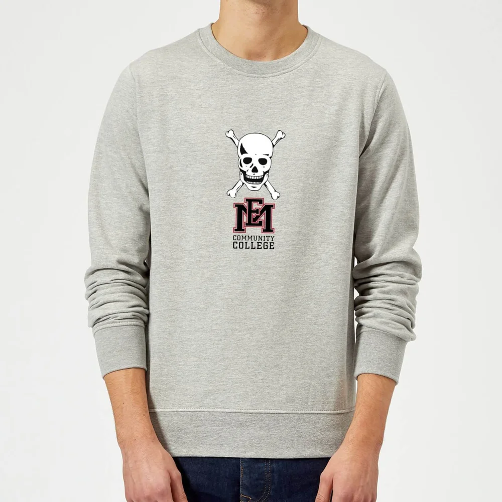 East Mississippi Community College Skull and Logo Sweatshirt - Grey - S - Grau Bild 1