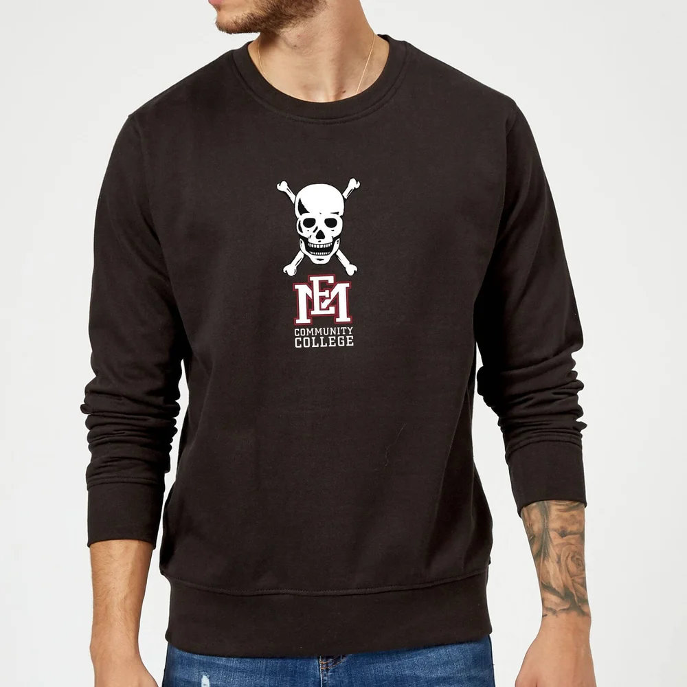 East Mississippi Community College Skull and Logo Sweatshirt - Black - S Bild 1