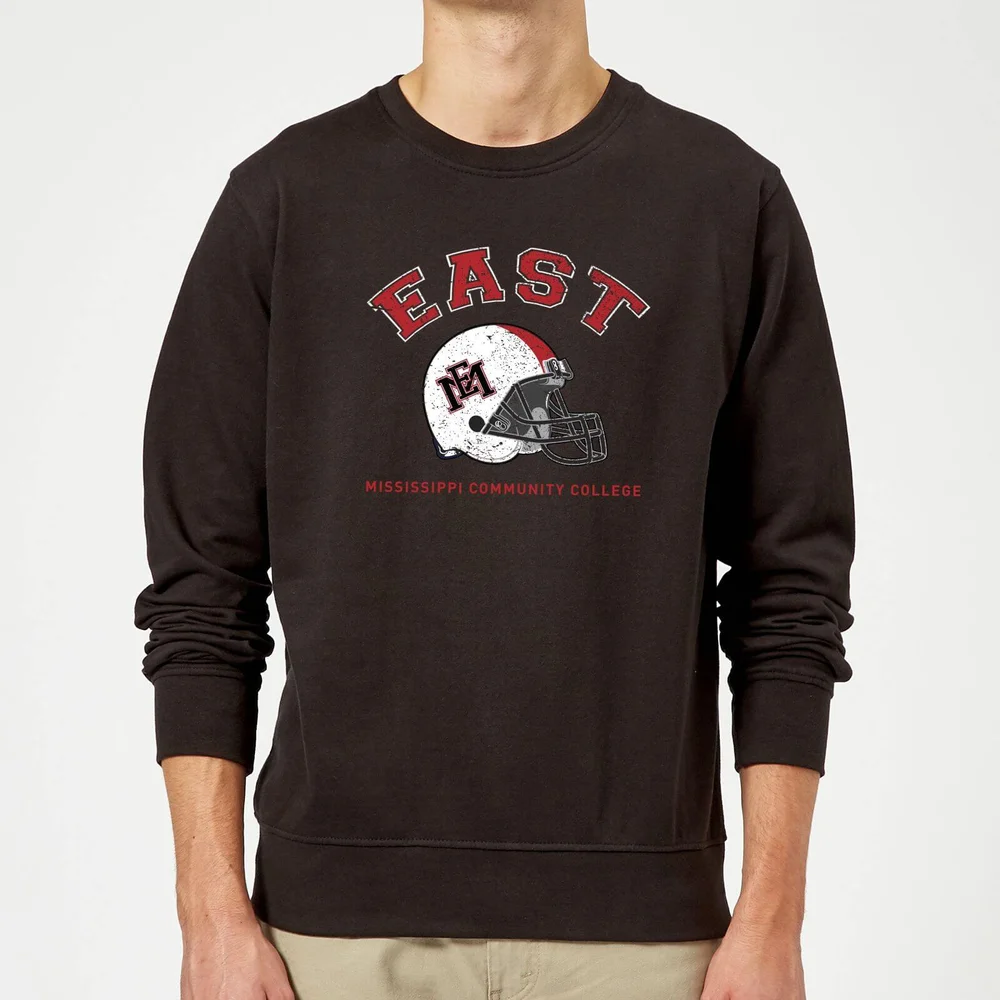East Mississippi Community College Helmet Sweatshirt - Black - S Bild 1