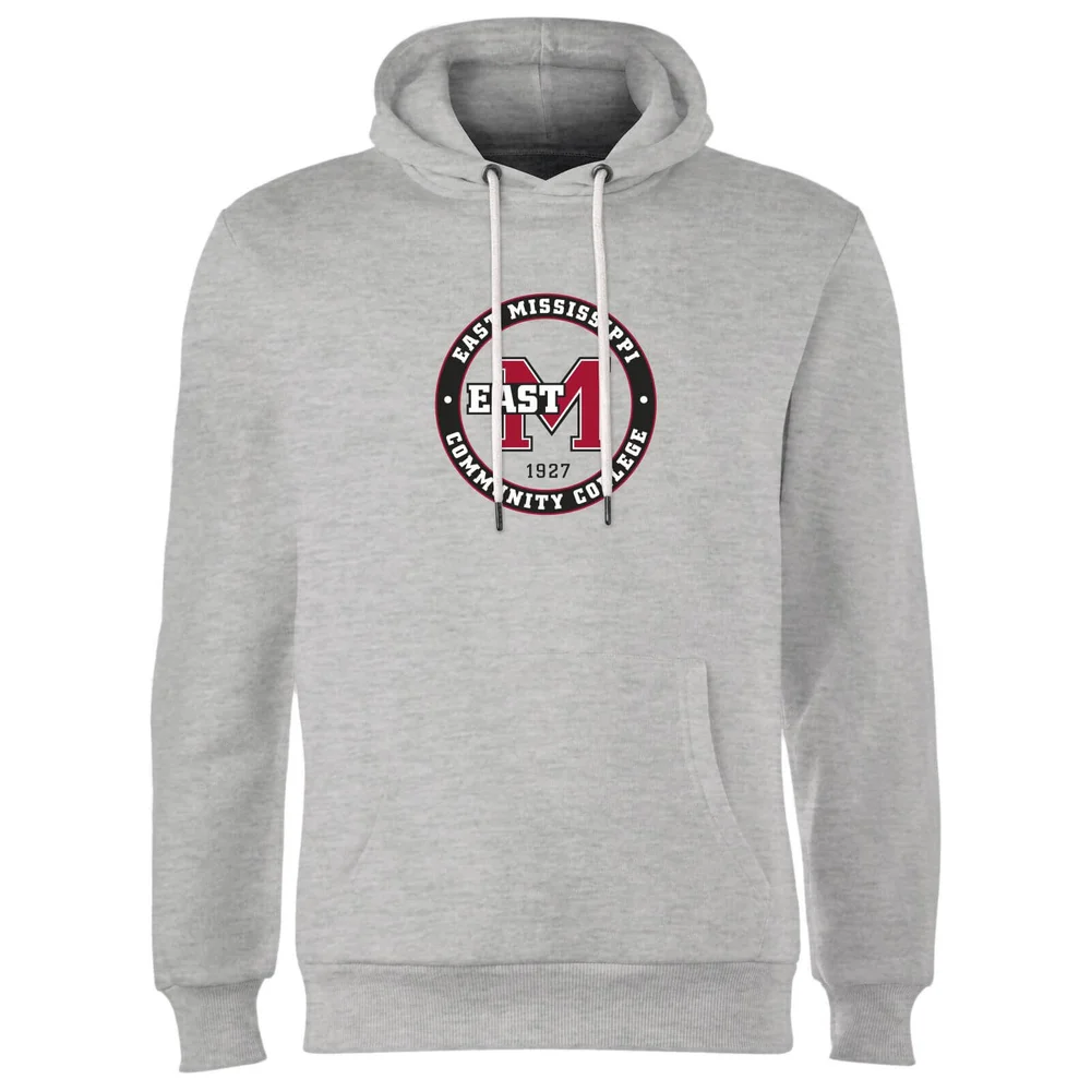 East Mississippi Community College Seal Hoodie - Grey - S - Grau Bild 1