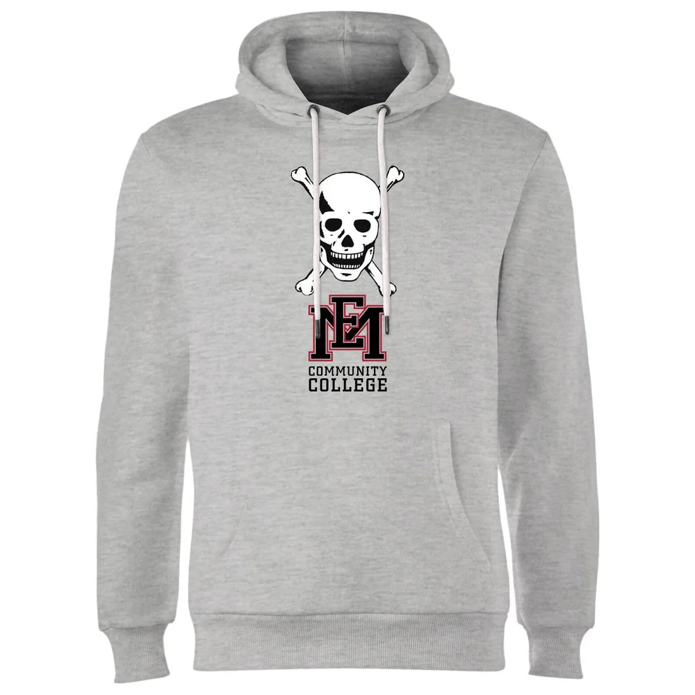 East Mississippi Community College Skull and Logo Hoodie - Grey - S Bild 1